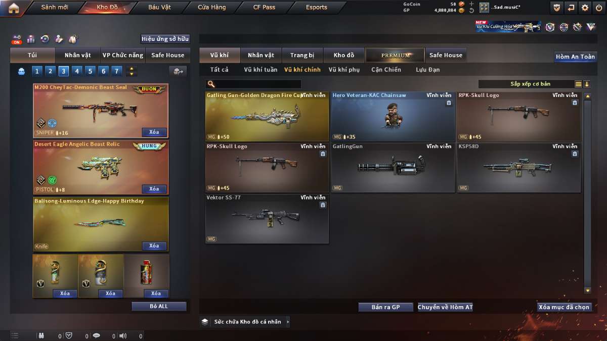 shop acc cf uy tin gia re